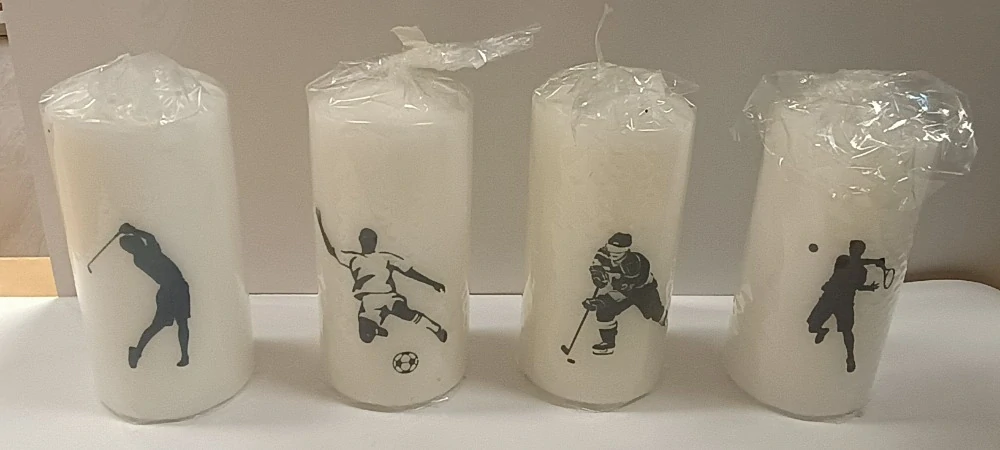 Sportovní svíčky pro úspěšné nebo snaživé sportovce