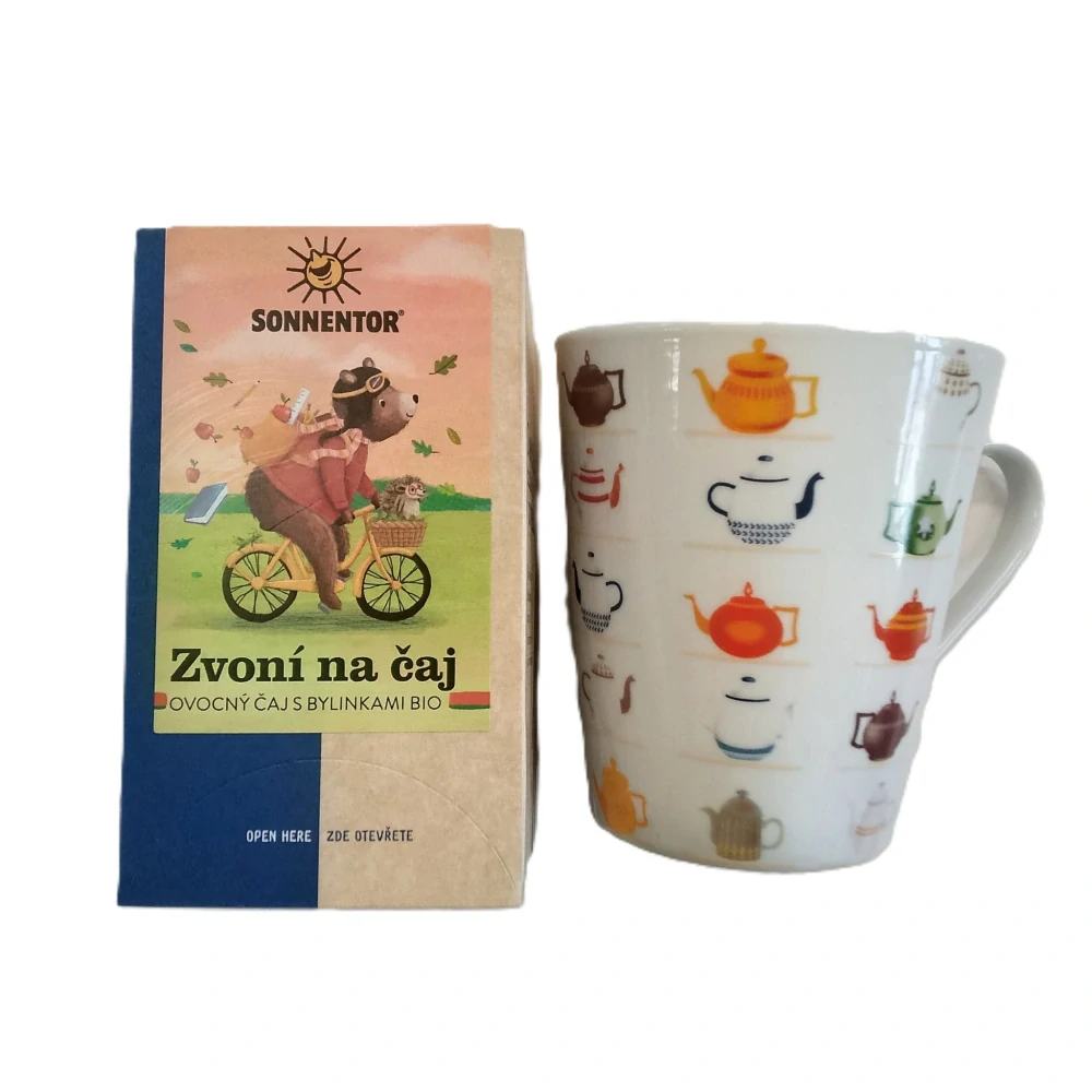 Balíček Zvoní na čaj s hrnečkem