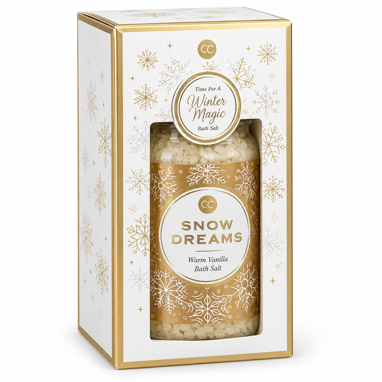 Snow Dreams – koupelová sůl s vůní vanilky