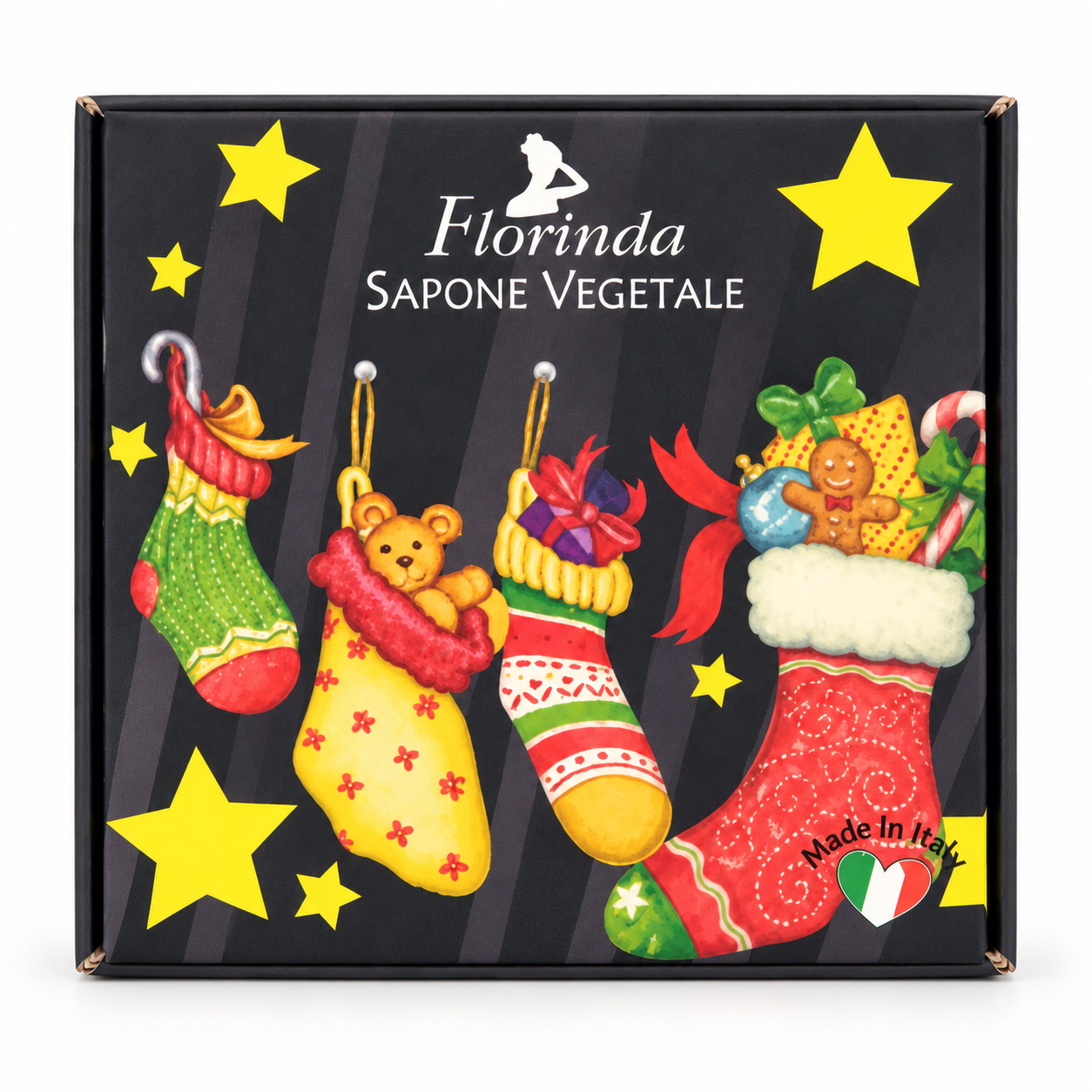 Vánoční punčochy – rostlinné mýdlo Florinda 100 g