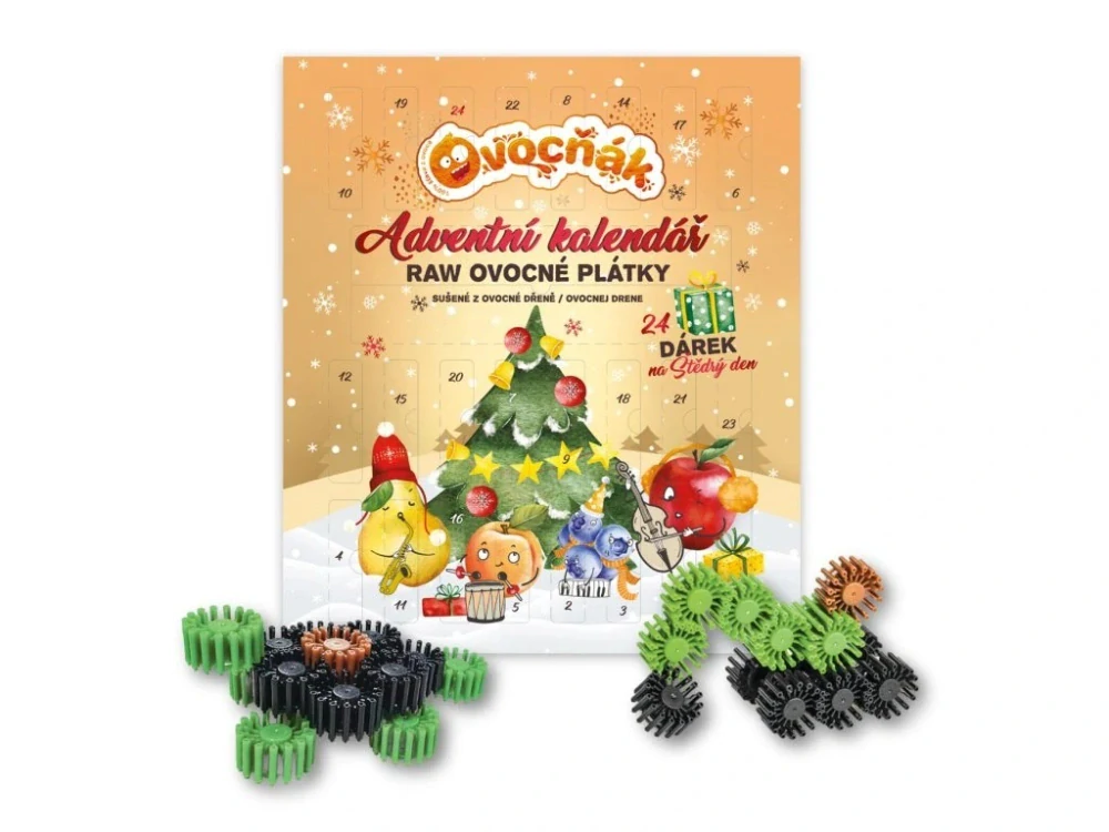 Adventní kalendář ovocné plátky + překvapení 240g