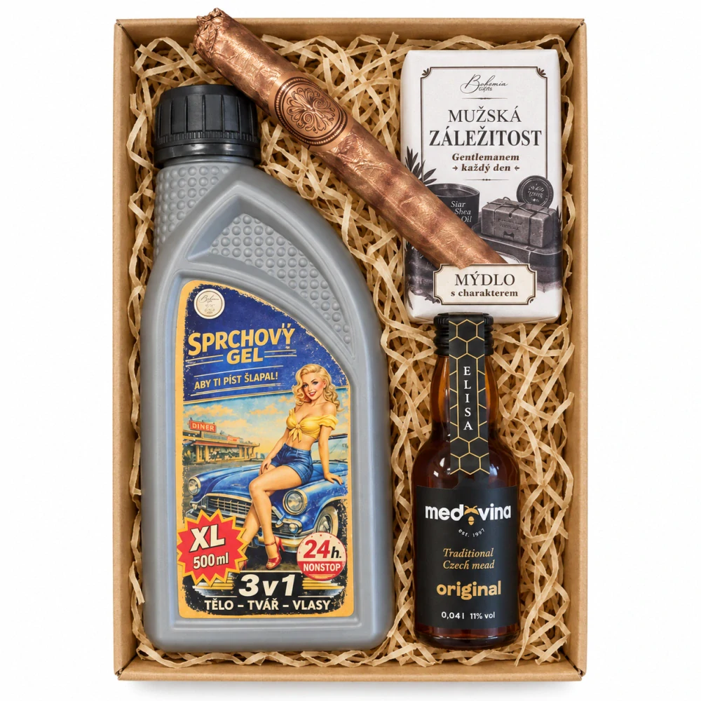 Gentleman vždy připraven – pánský dárkový balíček