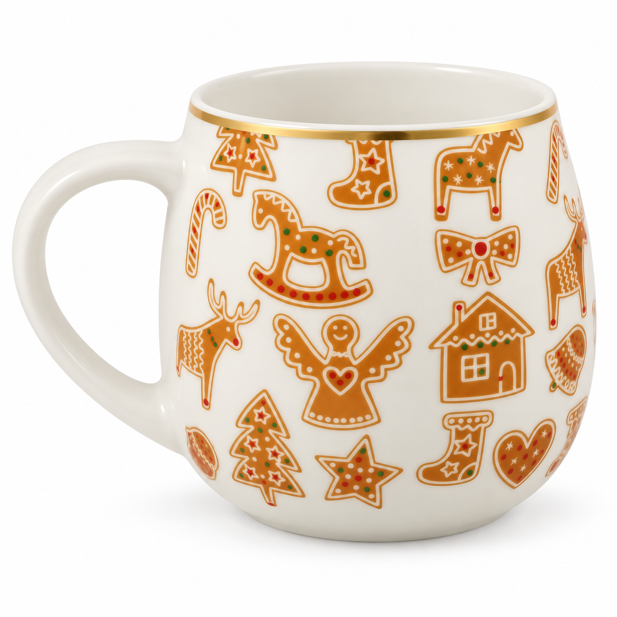 Vánoce voní perníkem – porcelánový hrnek v dárkovém balení