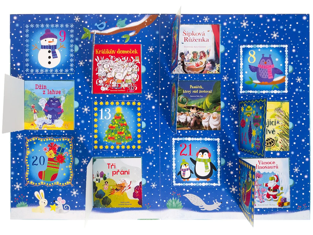Pohádkové čekání na Ježíška – adventní kalendář s 24 knihami