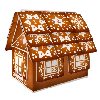 Bylinný adventní kalendář chaloupka