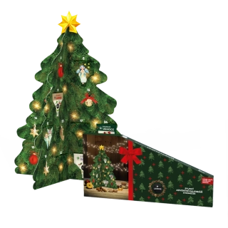 Bylinný adventní kalendář stromeček