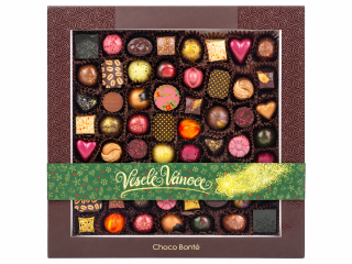 Choco Bonté Luxusní dárek Bonboniéra – 60 ks pralinek