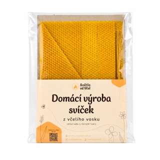 Medové tvoření – sada na výrobu svíček ze včelího vosku