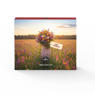 Dárková kazeta květina pro učitelku