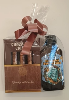 Pro učitele nealko becherovka s čokoládovími doutníky