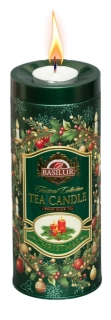 Sladké vánoční světlo – černý čaj se svíčkou BASILUR Green Edition