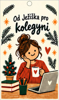 Vánoční jmenovka na dárek – kolegyně