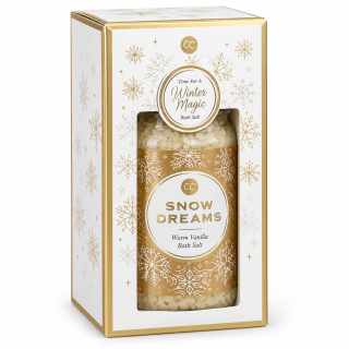 Snow Dreams – koupelová sůl s vůní vanilky