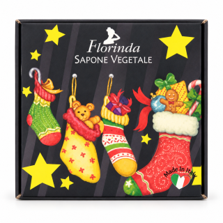 Vánoční punčochy – rostlinné mýdlo Florinda 100 g